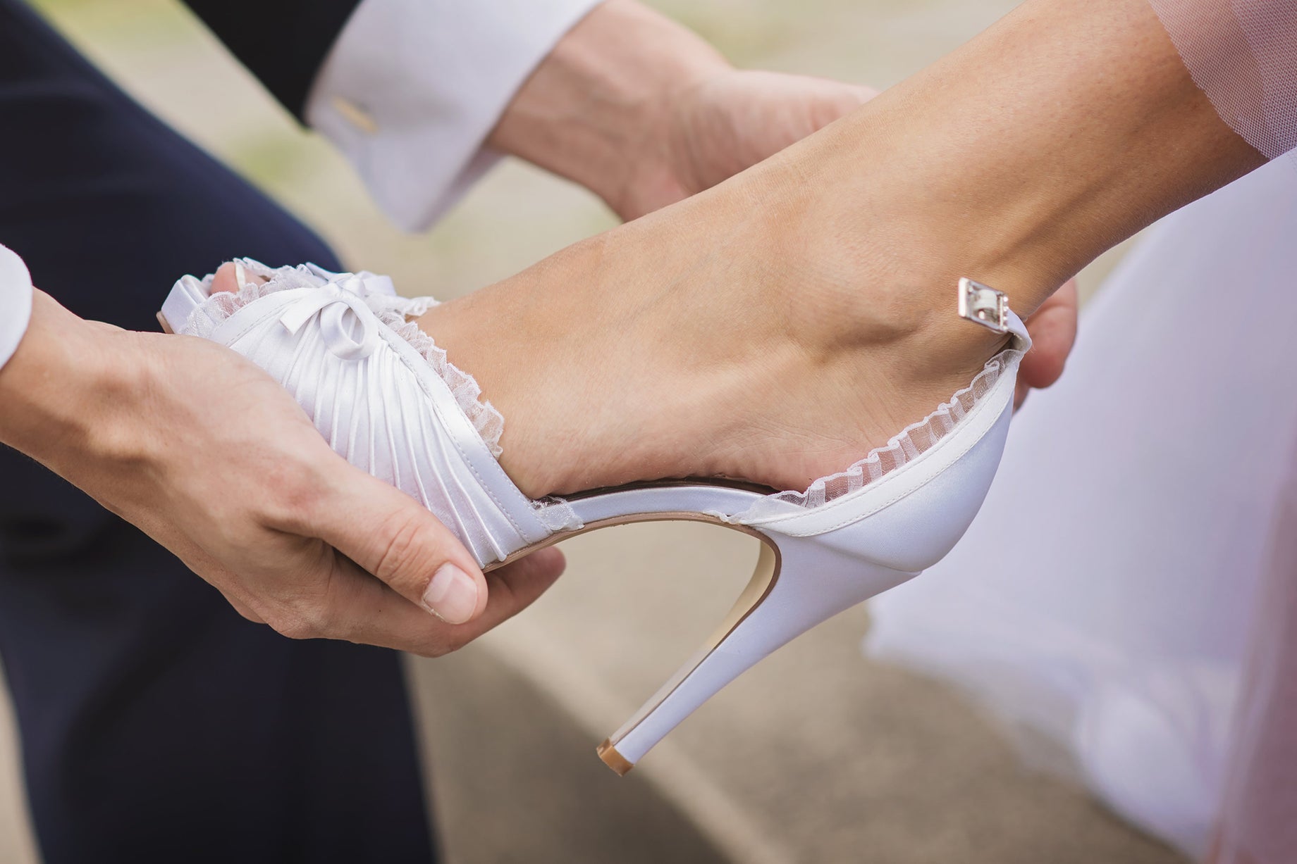 Perfekter Auftritt am großen Tag: Absatzschutz für Brautschuhe