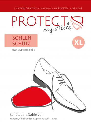 transparenter Sohlenschutz XL - ProtectMyHeels