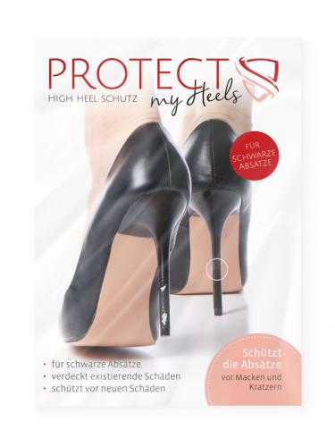 Absatzschutz für Stiletto - schwarz - ProtectMyHeels